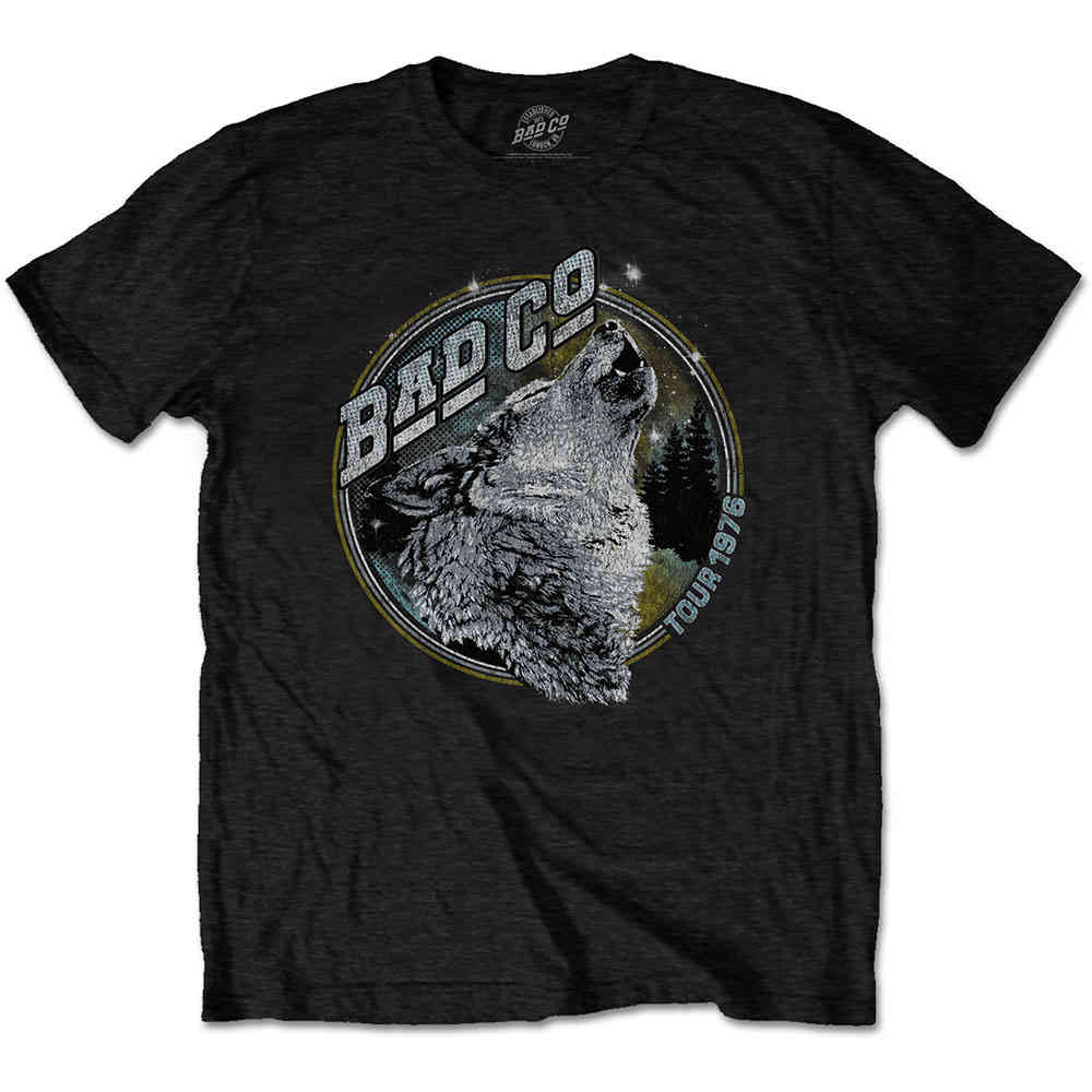 Bad Company - Wolf Tshirt Homme - Noir